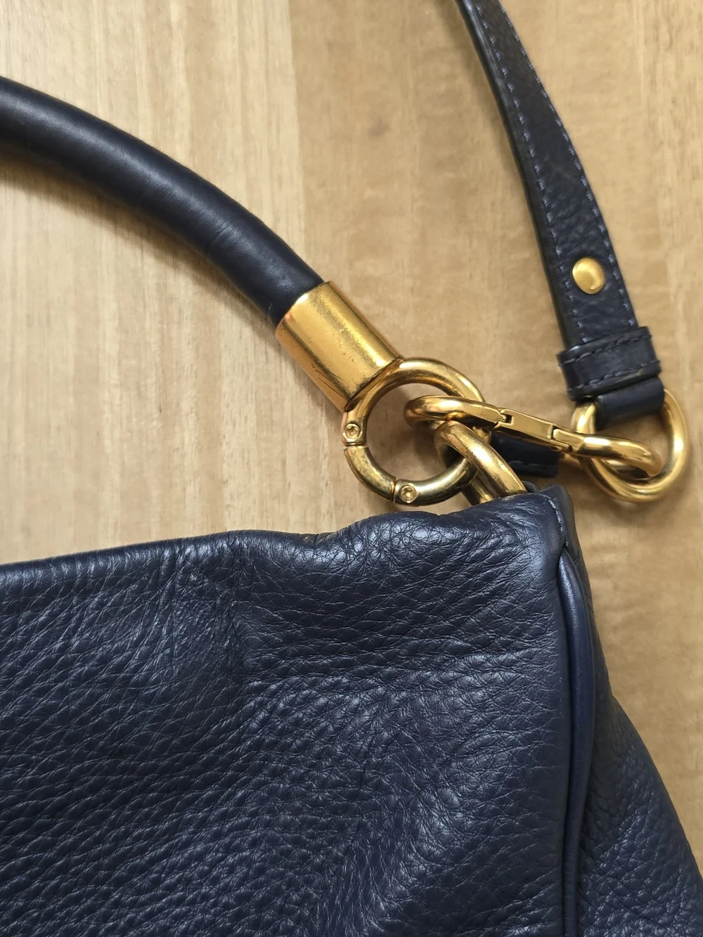 Marc by Marc Jacobs Black Leather Hobo Tote